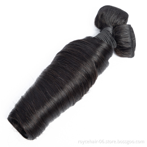 Remy Natural Color Grade 10A 11A Super Double Drawn Brazilian Fumi Curly Virgin Human Hair Weave Spring Curl Hair